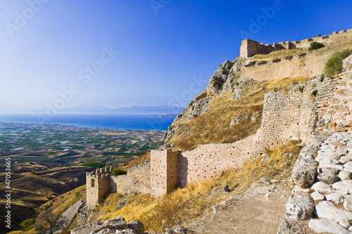 Photo: Old fort in Corinth, Greece Old fort in Corinth, Greece
