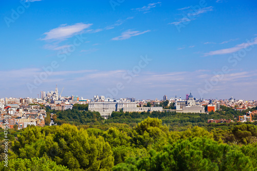 Photo: Royal Palace and the Almudena Cathedral - Madrid Spain Royal Palace and the Almudena Cathedral - Madrid Spain