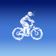 Illustration: Vélo dans le ciel Vélo dans le ciel