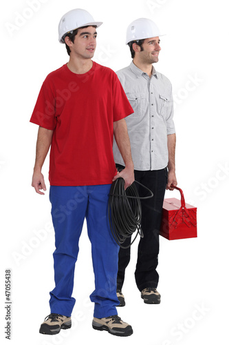Photo: Electrical team Electrical team