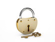 Illustration: Lock with key Lock with key