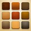 wood background for the app icons