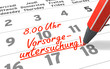 Stift- & Schriftserie: Termin für Vorsorgeuntersuchung