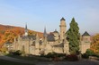 Löwenburg im Bergpark Kassel-Wilhelmshöhe im Herbst