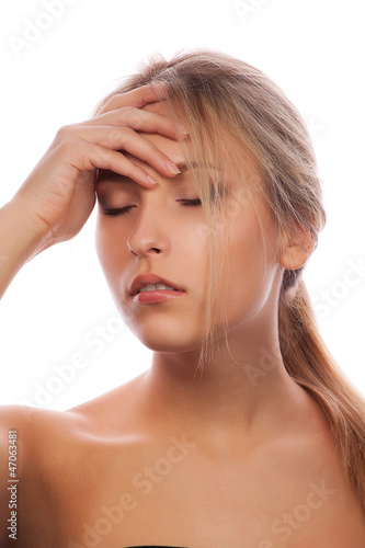 Photo: Young emotional girl Young emotional girl