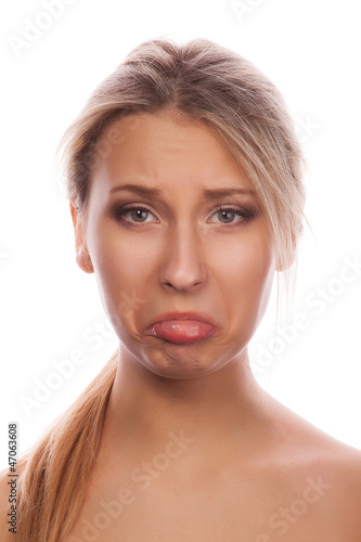 Photo: Young emotional girl Young emotional girl