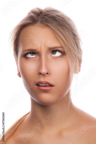 Photo: Young emotional girl Young emotional girl
