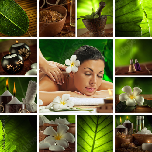 Photo: spa collage spa collage