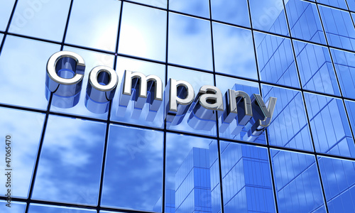 Illustration: Company Skyline Concept 3d Company Skyline Concept 3d
