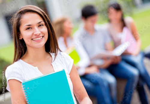 Photo: Beautiful female student Beautiful female student