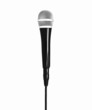 microphone on white