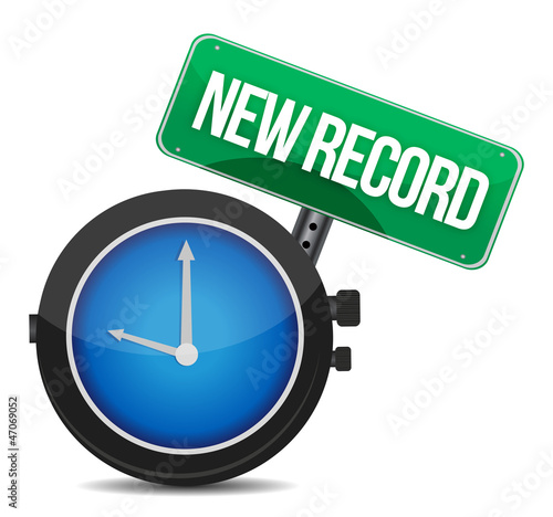 Illustration: new record watch new record watch