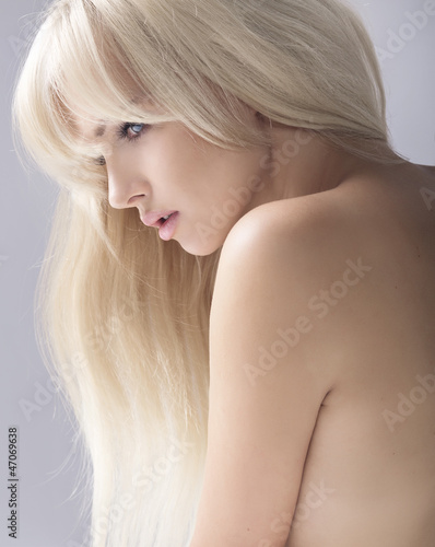Photo: Portrait of a beauty blonde Portrait of a beauty blonde
