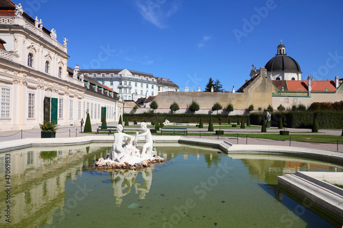 Photo: Vienna landmark - Belvedere Vienna landmark - Belvedere