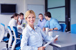 business people in a meeting at office
