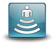 Light Blue 3D Effect Icon "Amphitheater"