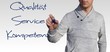 Person schreiben - Qualität Service Kompetenz