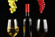 Red and green grapes