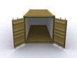 Leerer Seecontainer