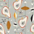 Seamless vintage pattern - Vector.