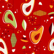 Vector: Seamless vintage pattern - Vector. Seamless vintage pattern - Vector.