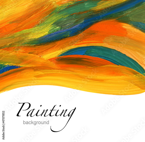 Photo: Abstract acrylic painted background Abstract acrylic painted background