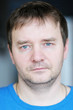 Closeup portrait of courageous middle age man