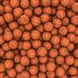 Basketballs background