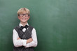 Schoolboy at the Blackboard