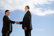 Men shaking hands