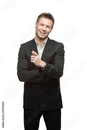 Photo: young successful smiling businessman young successful smiling businessman