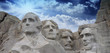 Colors of the sky above Mount Rushmore - South Dakota