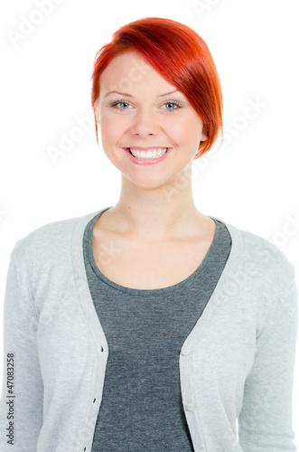 Photo: portrait einer rothaarigen studentin portrait einer rothaarigen studentin