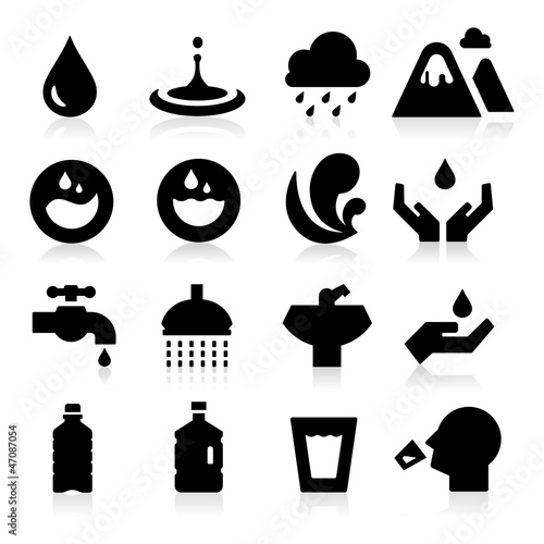 Vector: Water icon Water icon
