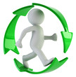 3d small people - recycle please