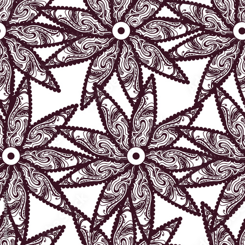 Vector: Tribal flowers Tribal flowers
