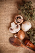 Raw champignon