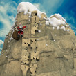 Papá Noel Subiendo Montaña