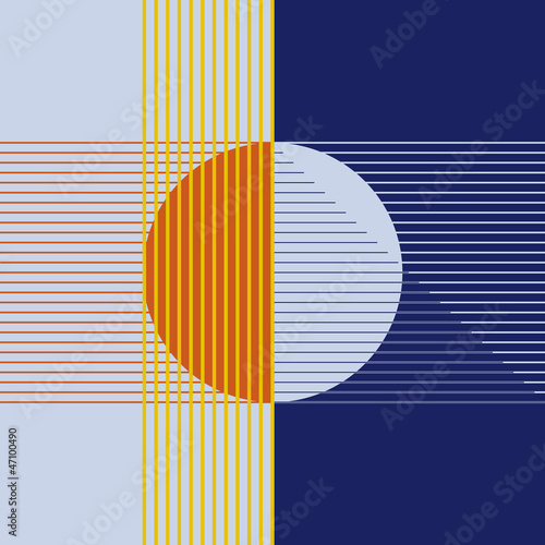 Vector: sole e luna astratto sole e luna astratto