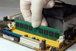 Computer mainboard hardware and installation memory