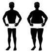 ダイエットした男性