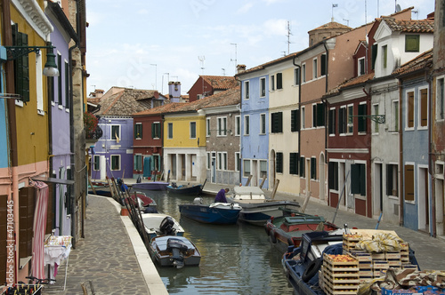 Photo: Colorful houses in Burano Colorful houses in Burano