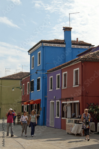 Photo: Tourists in Burano Tourists in Burano