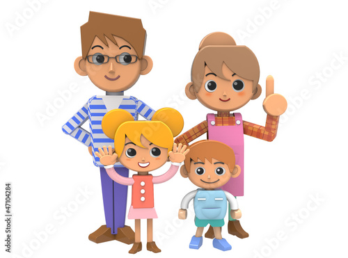 Illustration: Four families03 Four families03