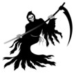 鎌を振り回す死神