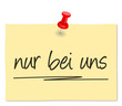 Zettel - nur bei uns