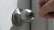 Keys Not Fitting to Unlock Door Closeup