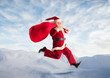 Running Santa Claus