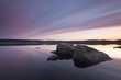 Beautiful sunrise over a Lake