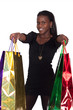 Beautiful woman with shopping bags